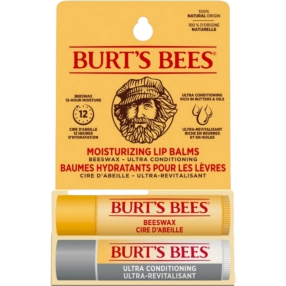 Burt's Bees 1 Classic & 1 Ultra Conditioning Lip Balm 2 Pack